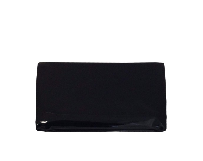 Black Basic Folding Clutch