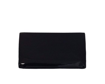 Black Basic Folding Clutch