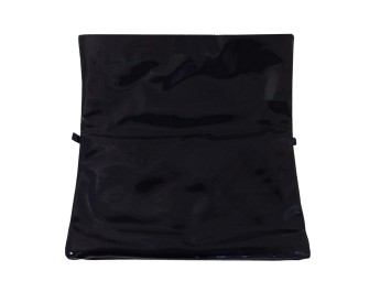Black Basic Folding Clutch