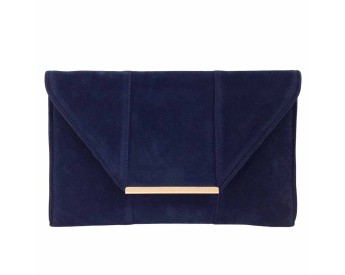 Women's Faux Suede Envelope Clutch