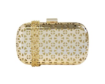 Cutout Metal Box Clutch