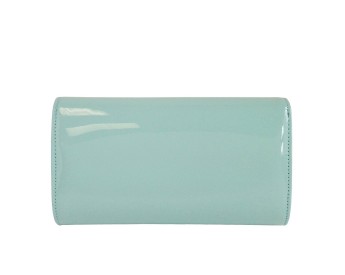 Faux Patent Glossy Candy Clutch