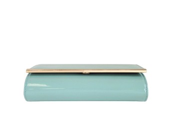 Faux Patent Glossy Candy Clutch
