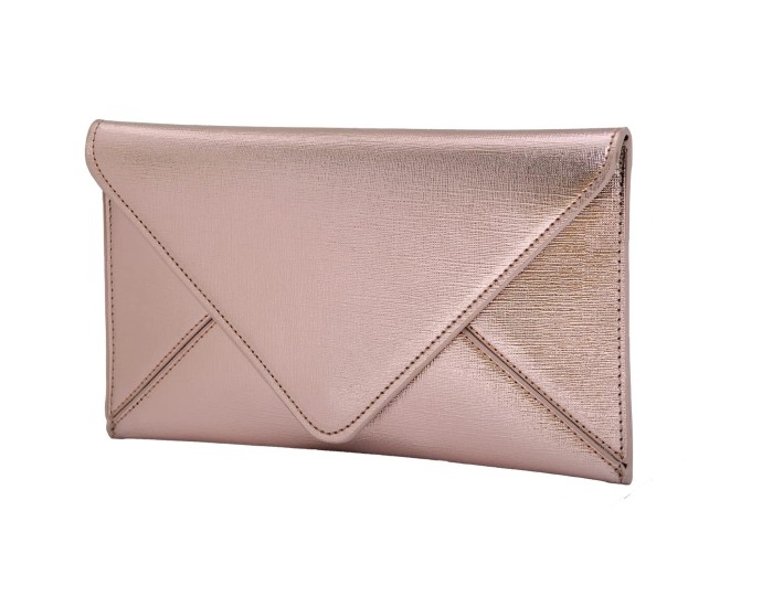Champagne Metal Clutch