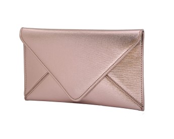 Champagne Metal Clutch